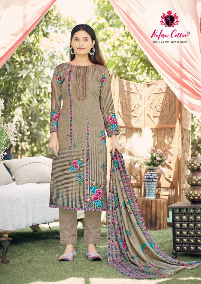 Nafisa Esra Karachi Suits Vol 3 Karachi Cotton Dress Material
